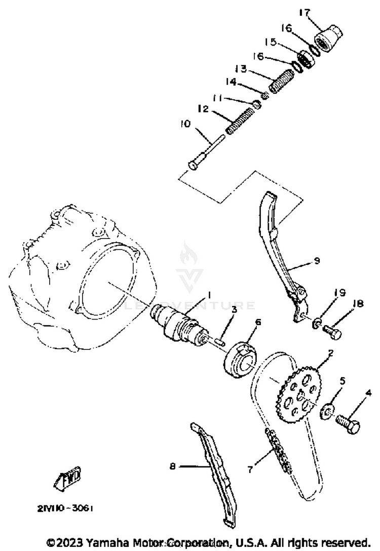Camshaft Chain Schematic