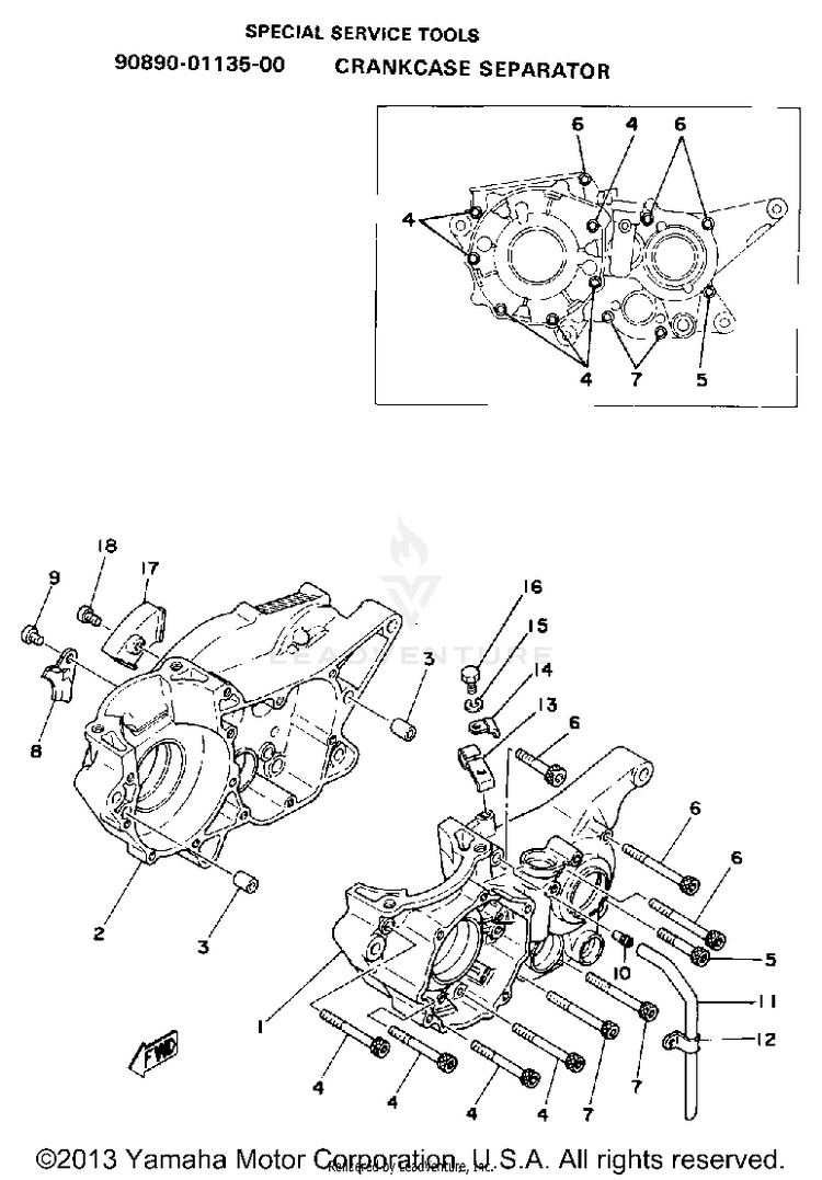 Crankcase Schematic