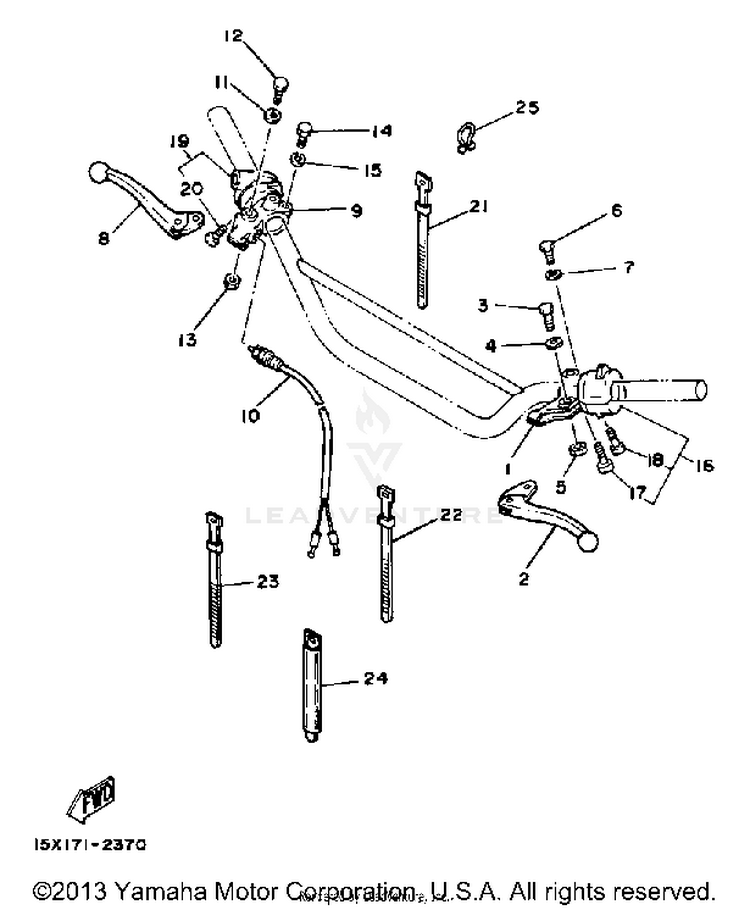 Handle Switch - Lever Schematic