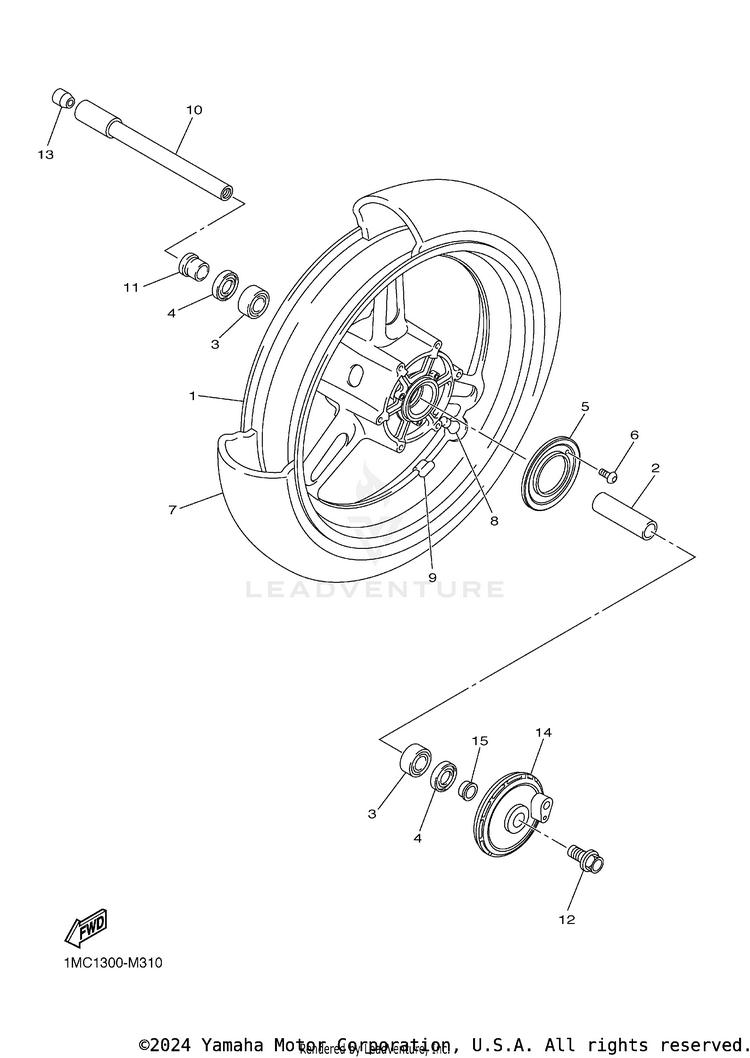 Front Wheel Schematic