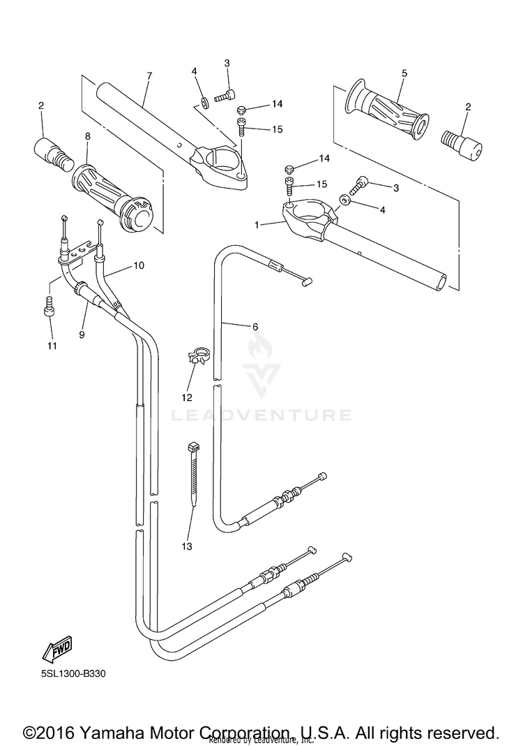 Steering Handle Cable Schematic