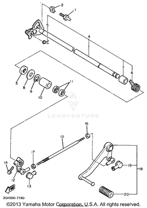 Shift Shaft Schematic