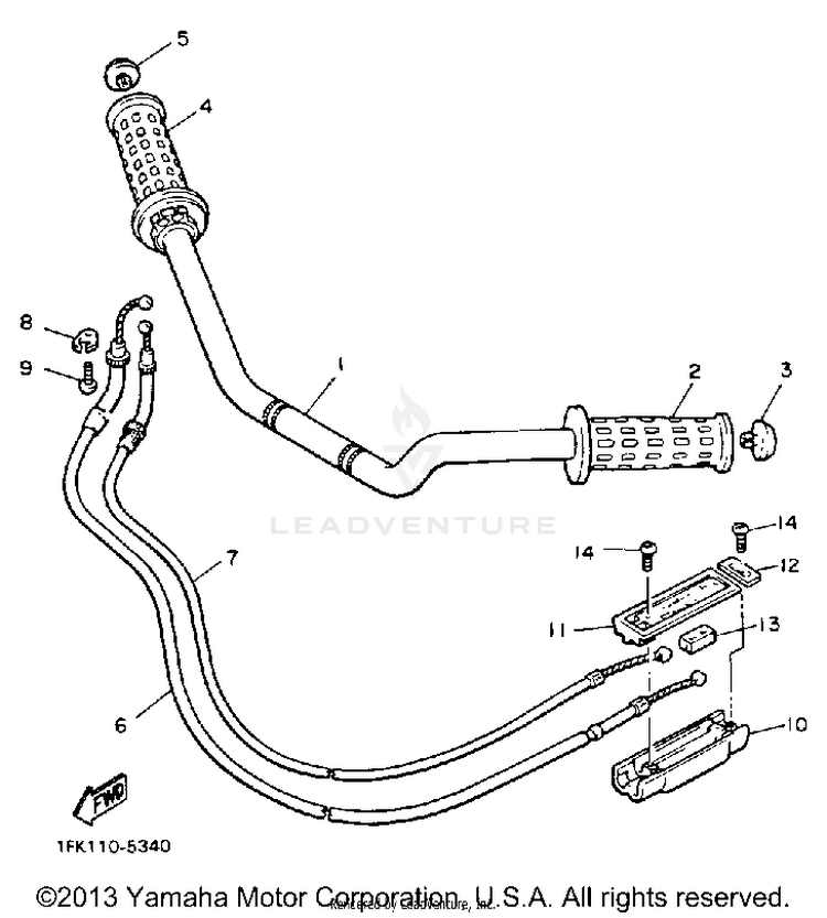 Handlebar Bar Schematic