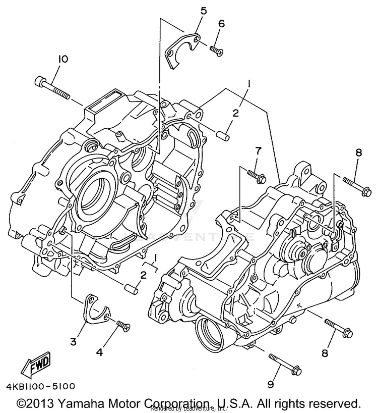 Crankcase Schematic