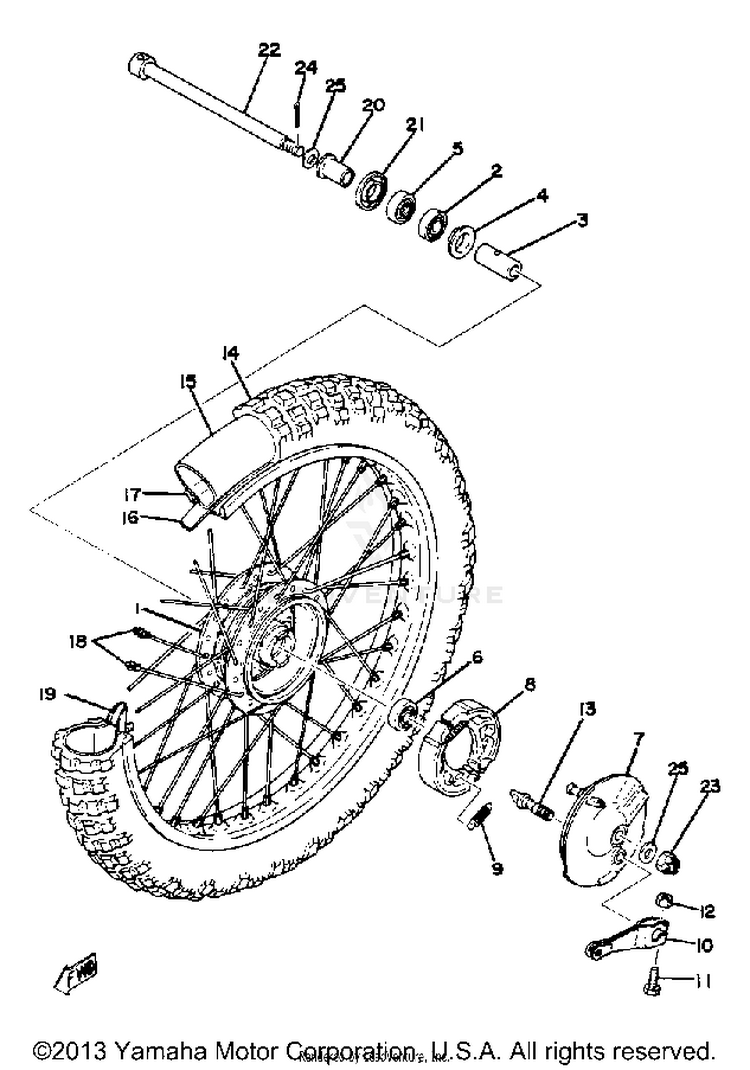Front Wheel Schematic