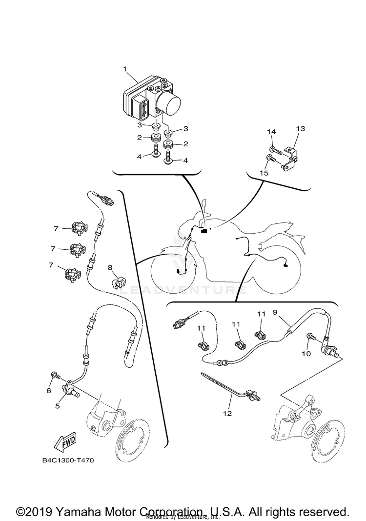 Electrical 3 MT07 - MT07JCGY - 2018 Schematic