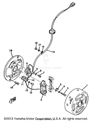 Flywheel Magneto Gtmx - Gtmxa Schematic