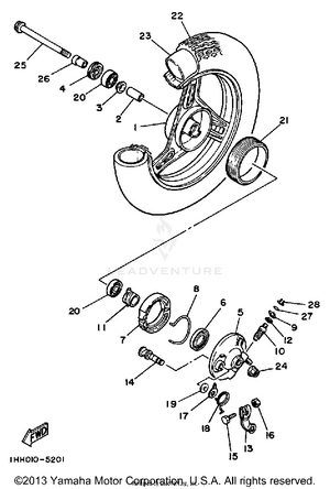 Front Wheel Schematic
