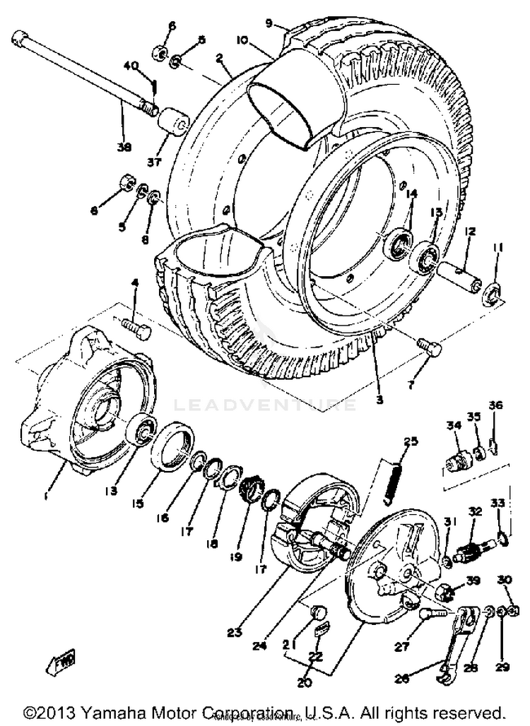 Front Wheel Schematic