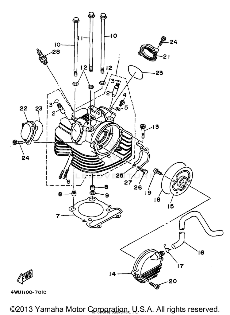 Cylinder Head Schematic