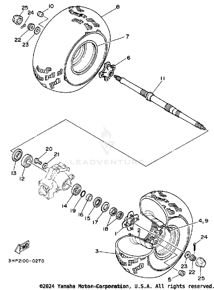Rear Wheel Schematic