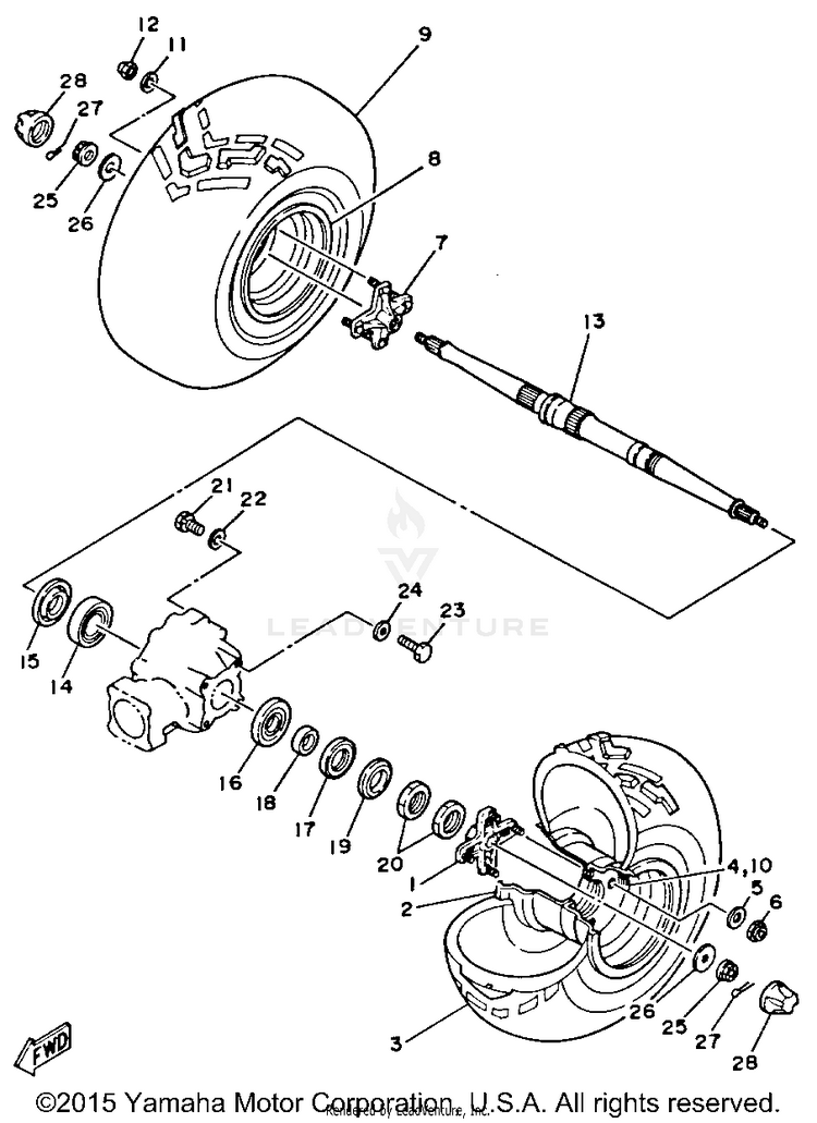 Rear Wheel Schematic