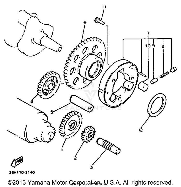 Starter Clutch Schematic
