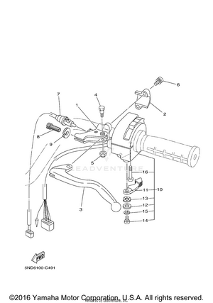 Handle Switch Lever Schematic