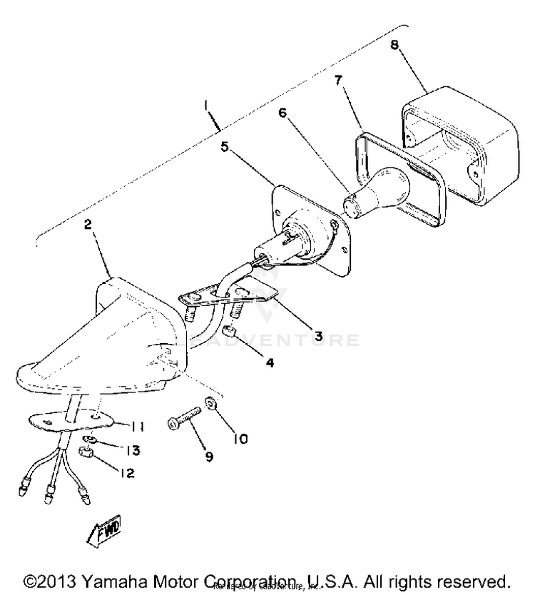 Tail Lamp Schematic