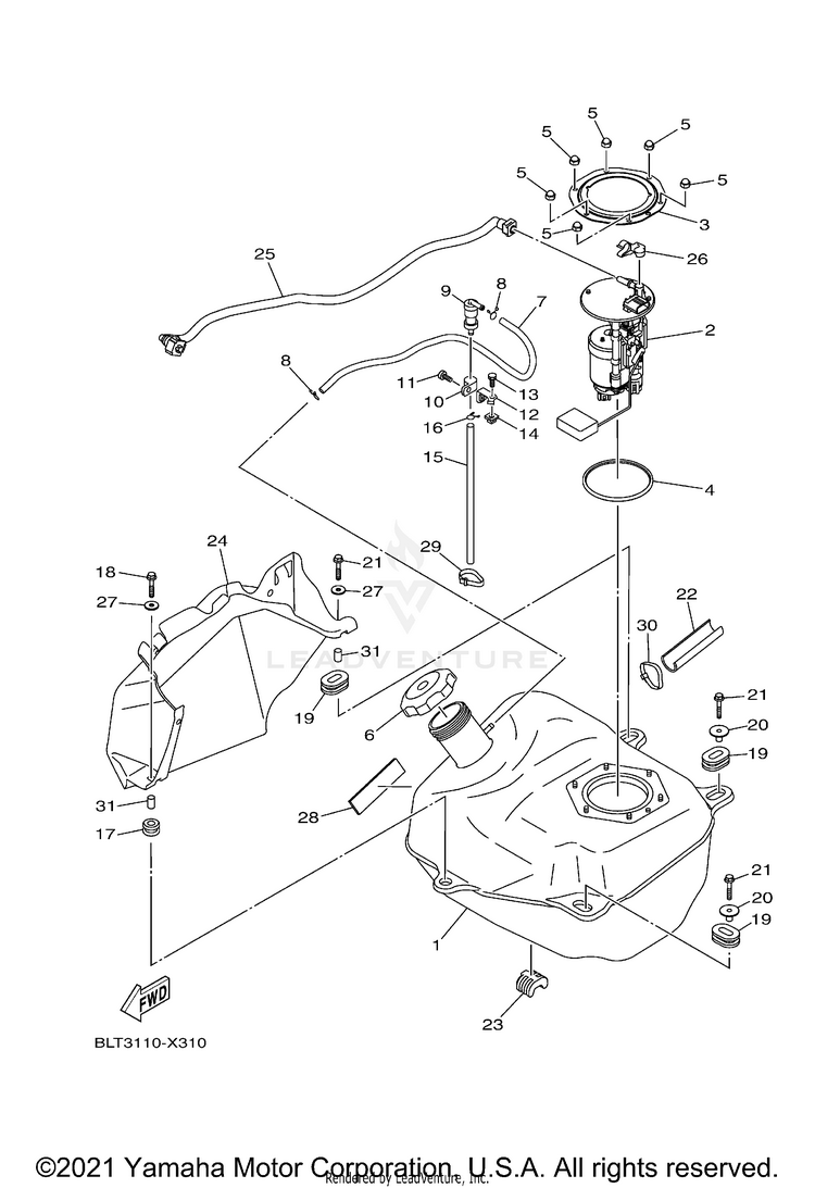 Fuel Tank Schematic