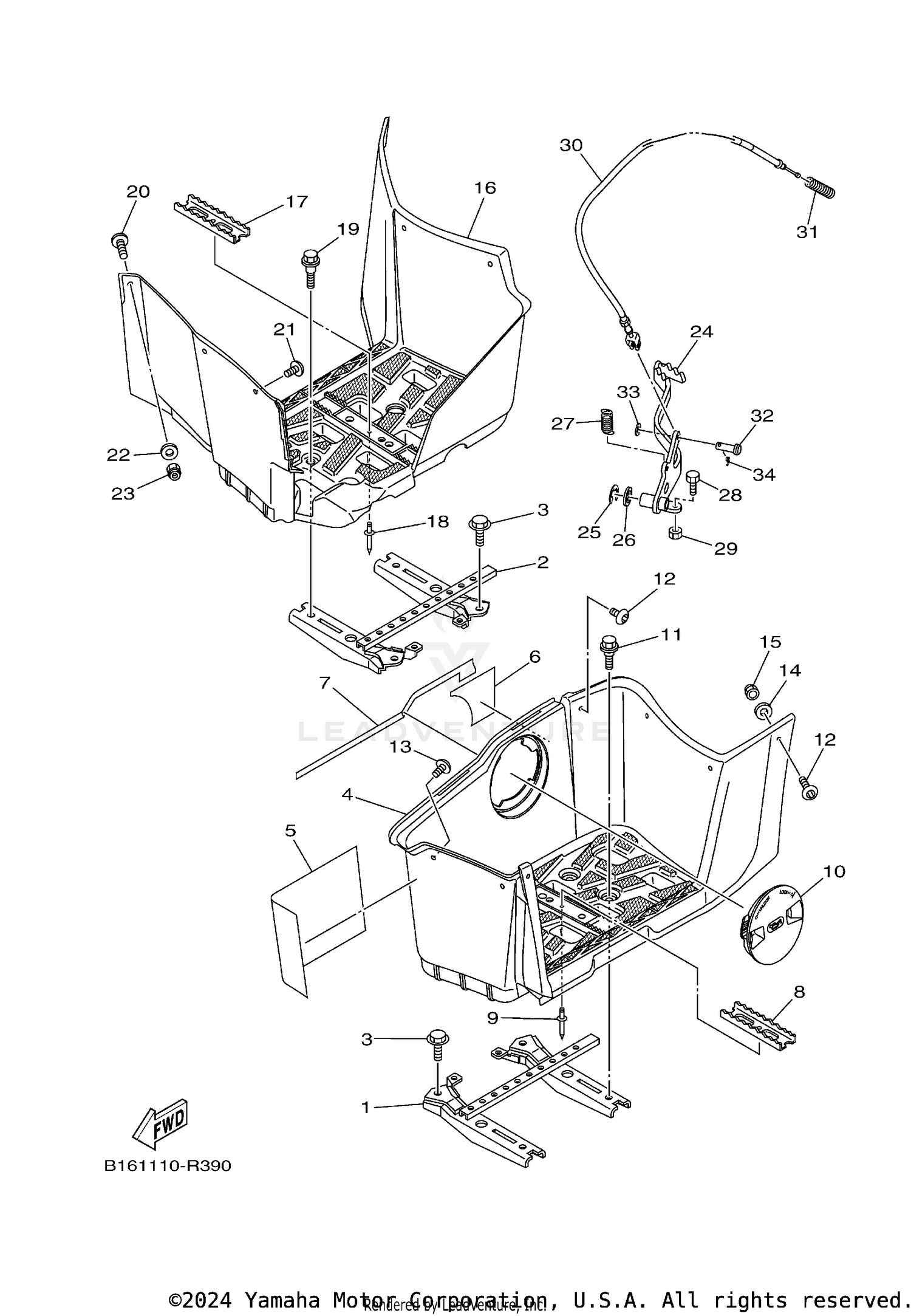 STAND & FOOTREST