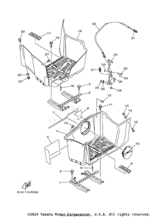 Stand & Footrest Schematic