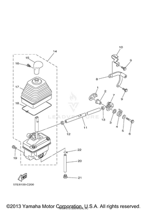 Shift Shaft Schematic