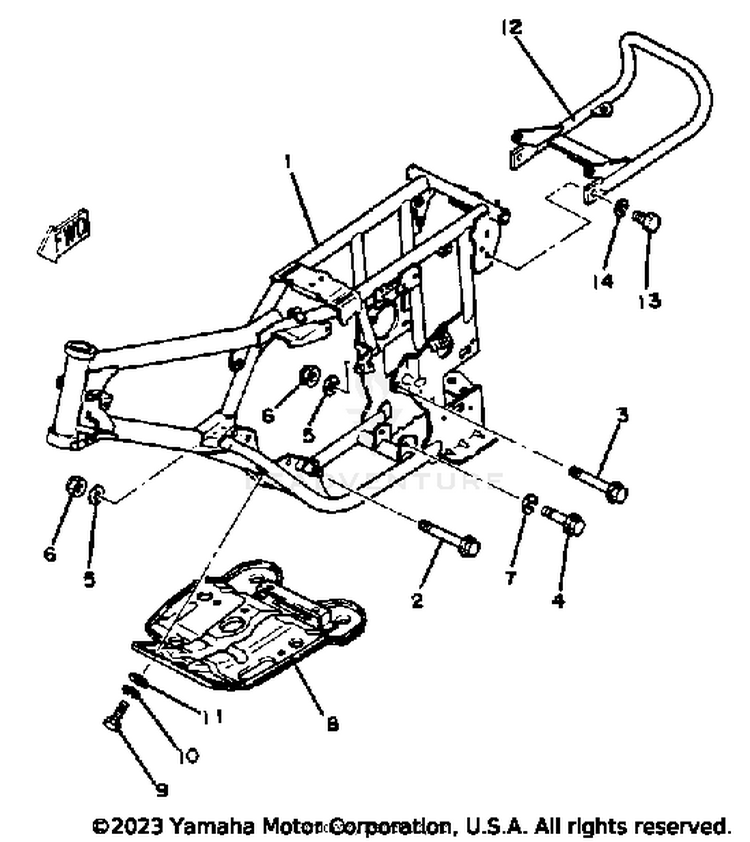 Frame Yt125j Schematic