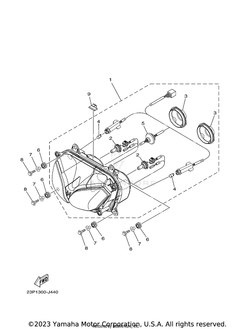 Headlight Schematic