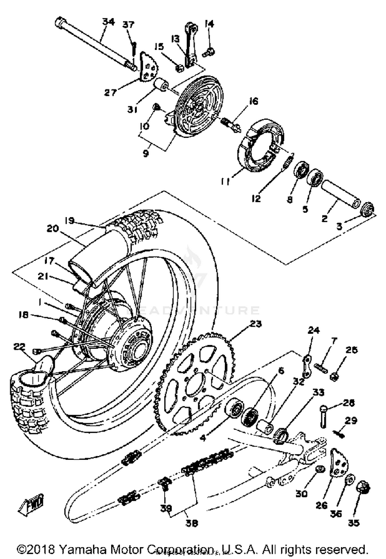 Rear Wheel Schematic