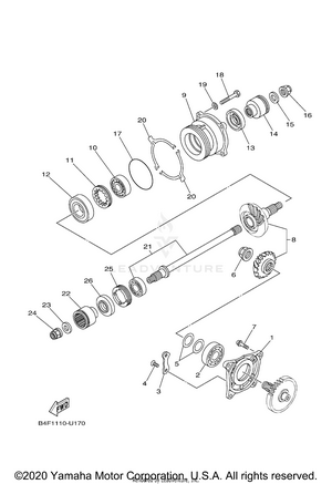 Middle Drive Gear Schematic