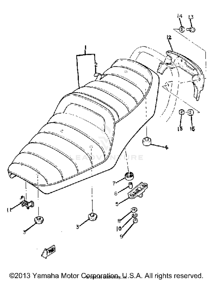 Seat XS1100LH - 1981 Schematic