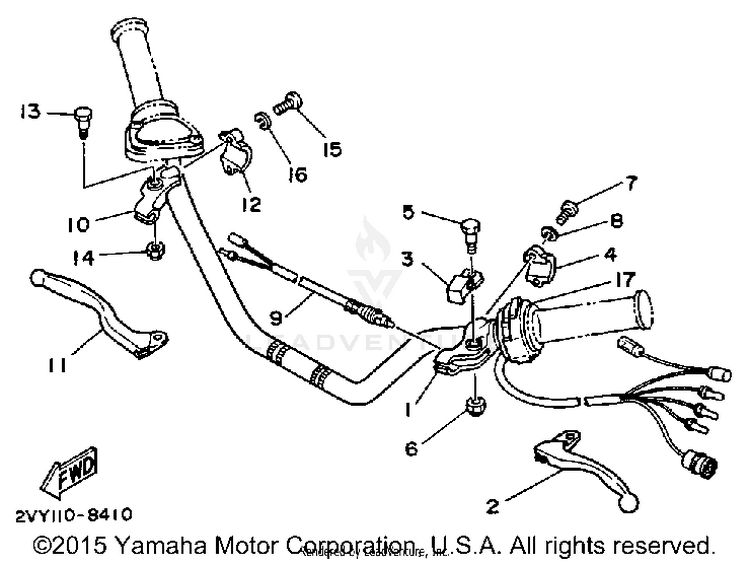 Handle Switch-Lever Schematic
