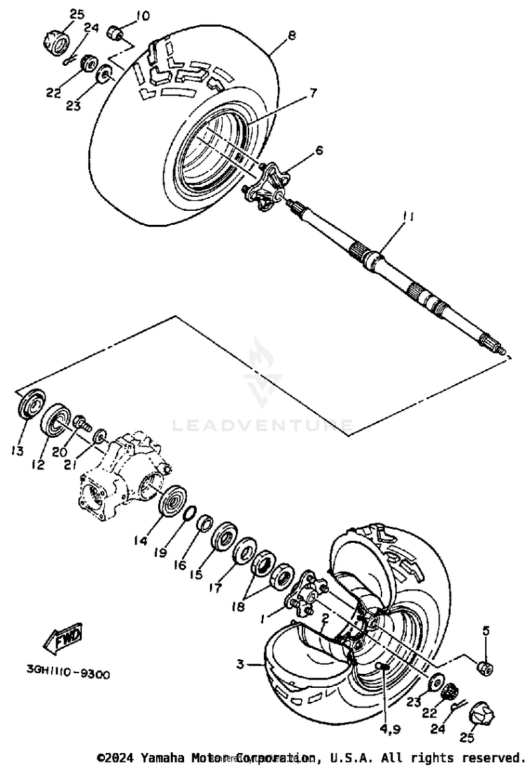 Rear Wheel Schematic