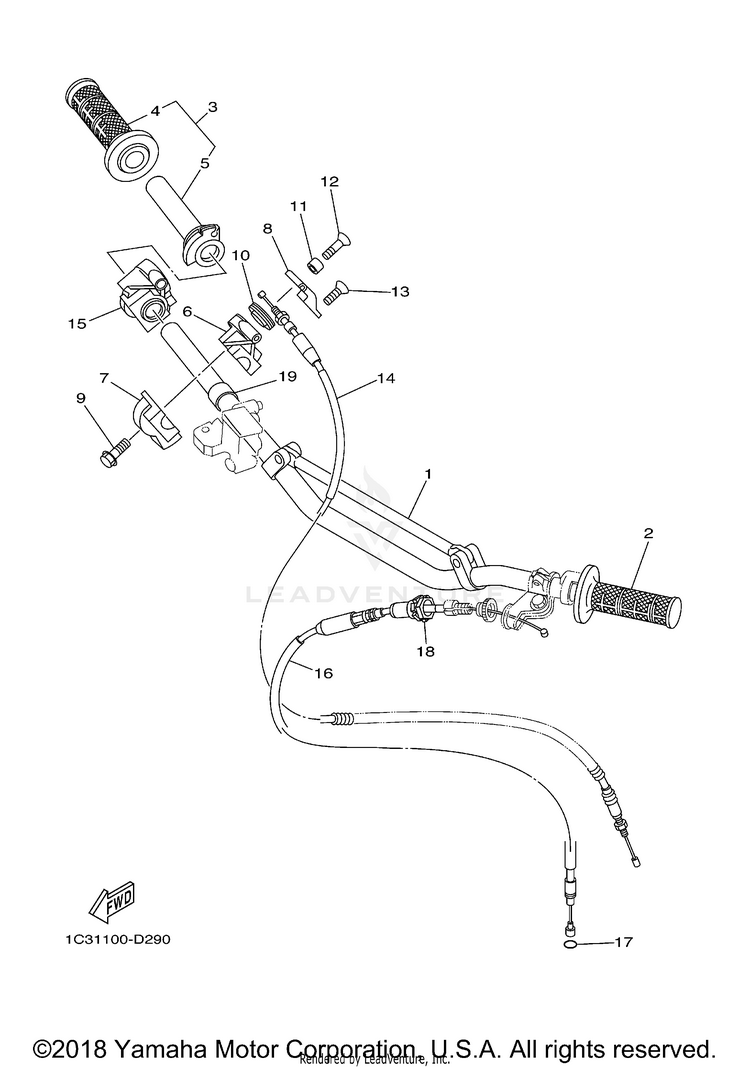 Steering Handle Cable Schematic