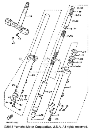 Front Fork Schematic