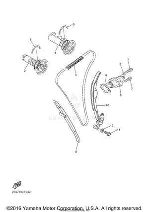 Camshaft Chain Schematic
