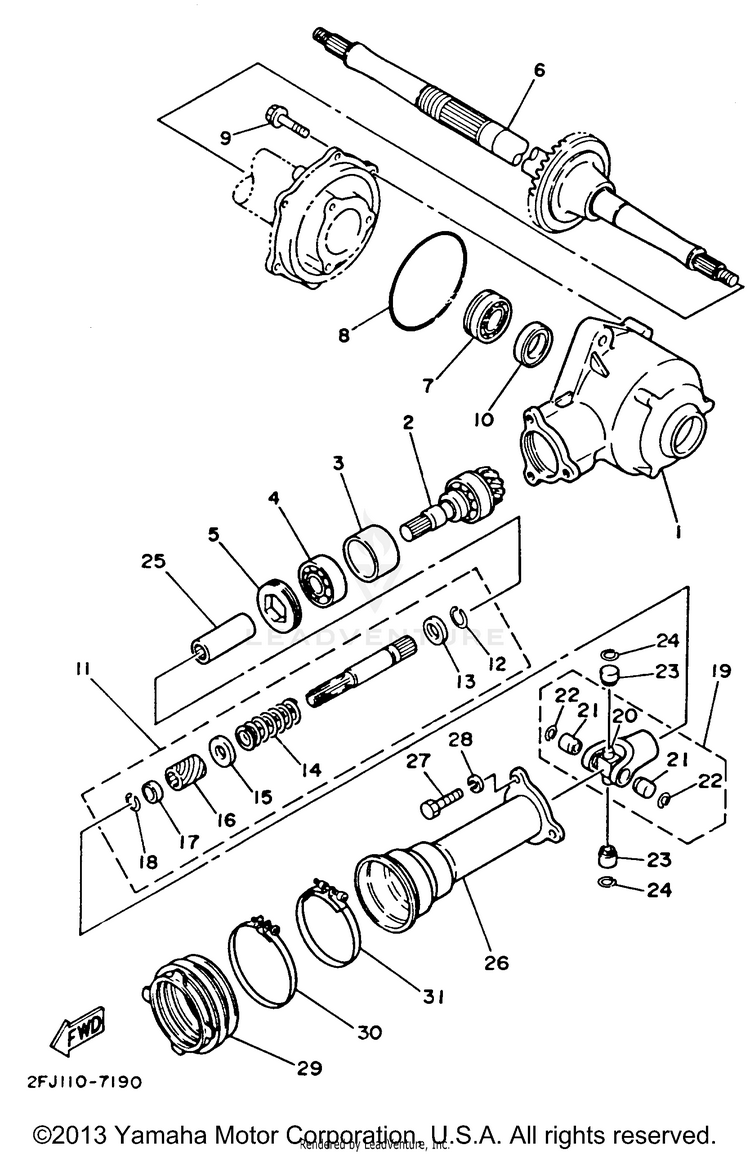 Drive Shaft Schematic