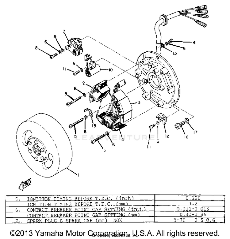 Flywheel Magneto Schematic