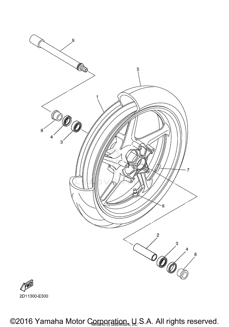 Front Wheel Schematic