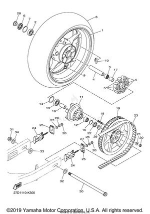 Rear Wheel Schematic