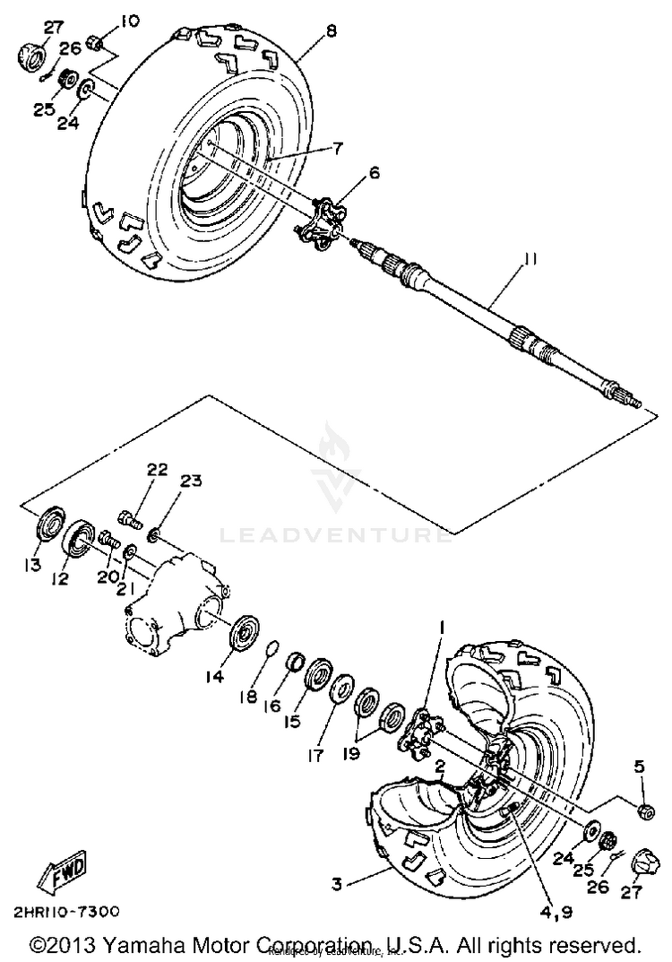 Rear Wheel Schematic