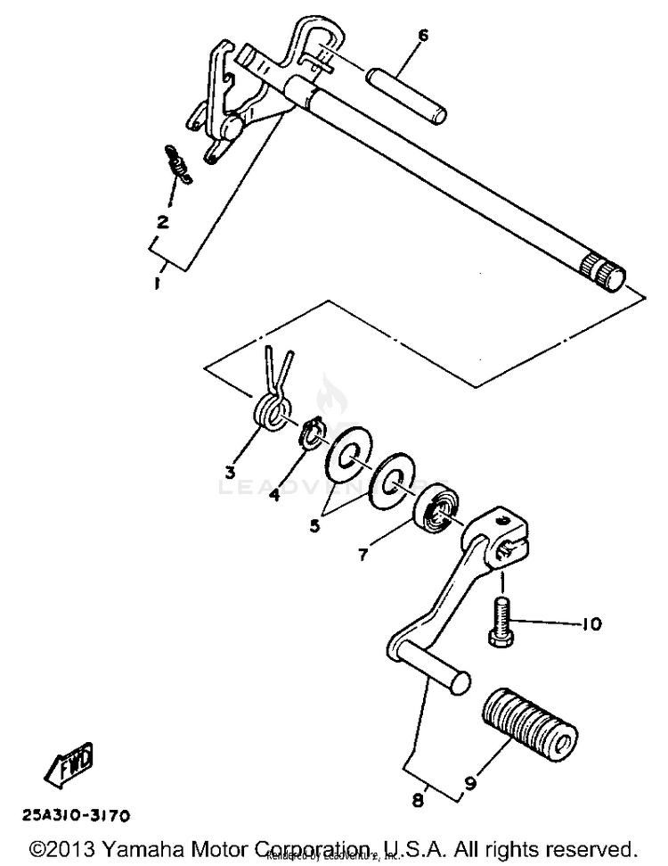 Shift Shaft Schematic