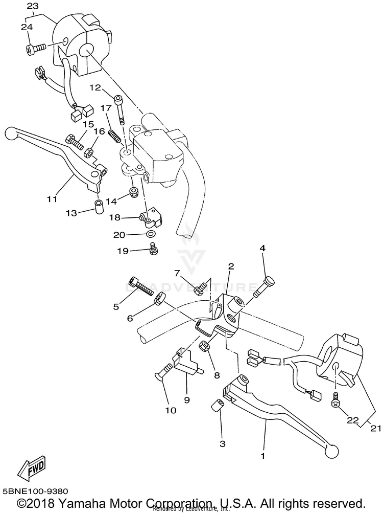 Handle Switch Lever Schematic