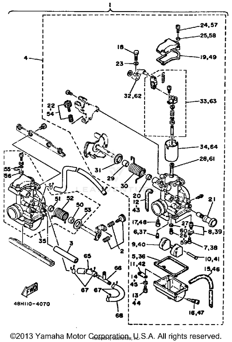 Carburetor Rz350nc - Nc Ii Schematic