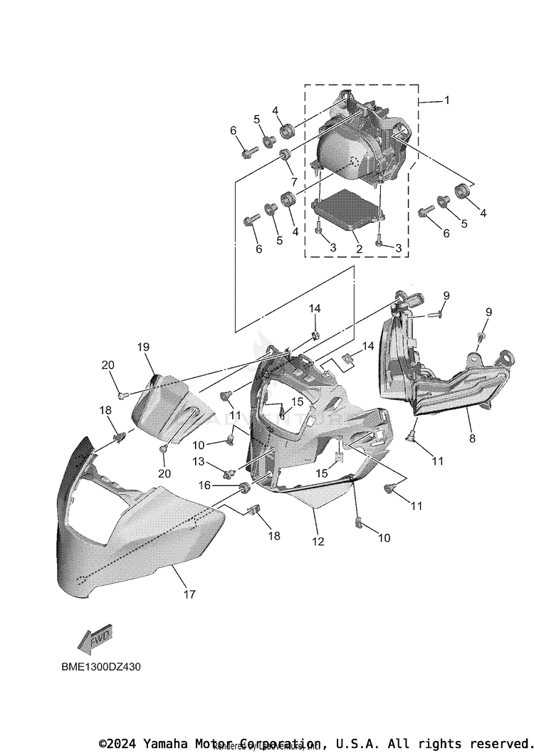 Headlight Schematic