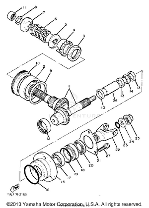Middle Drive Gear Schematic