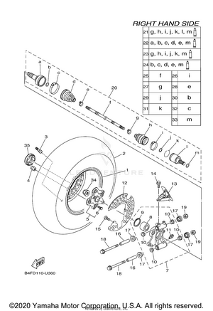 Rear Wheel 2 Schematic