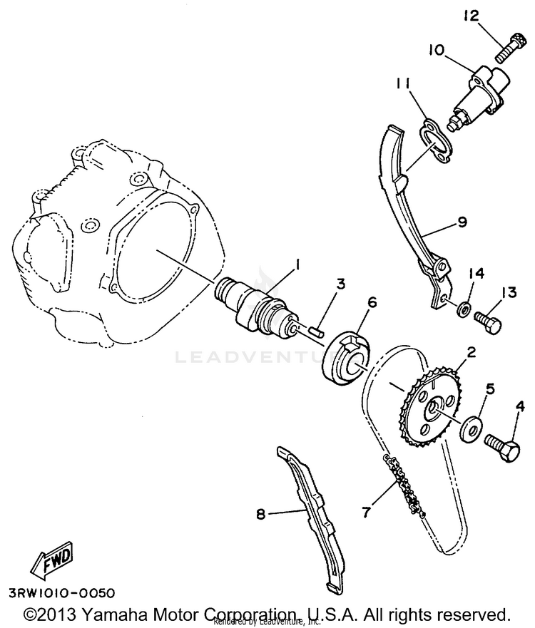 Camshaft Chain Schematic