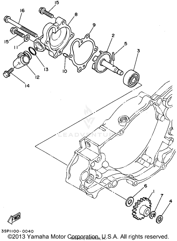 Water Pump Schematic