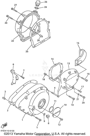 Crankcase Cover 1 Schematic