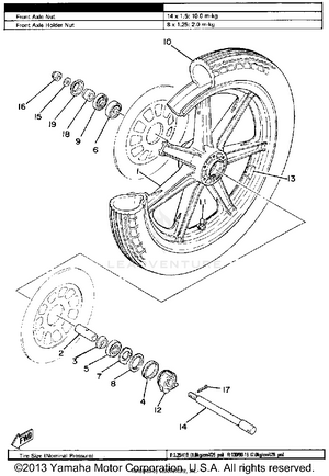 Front Wheel Schematic