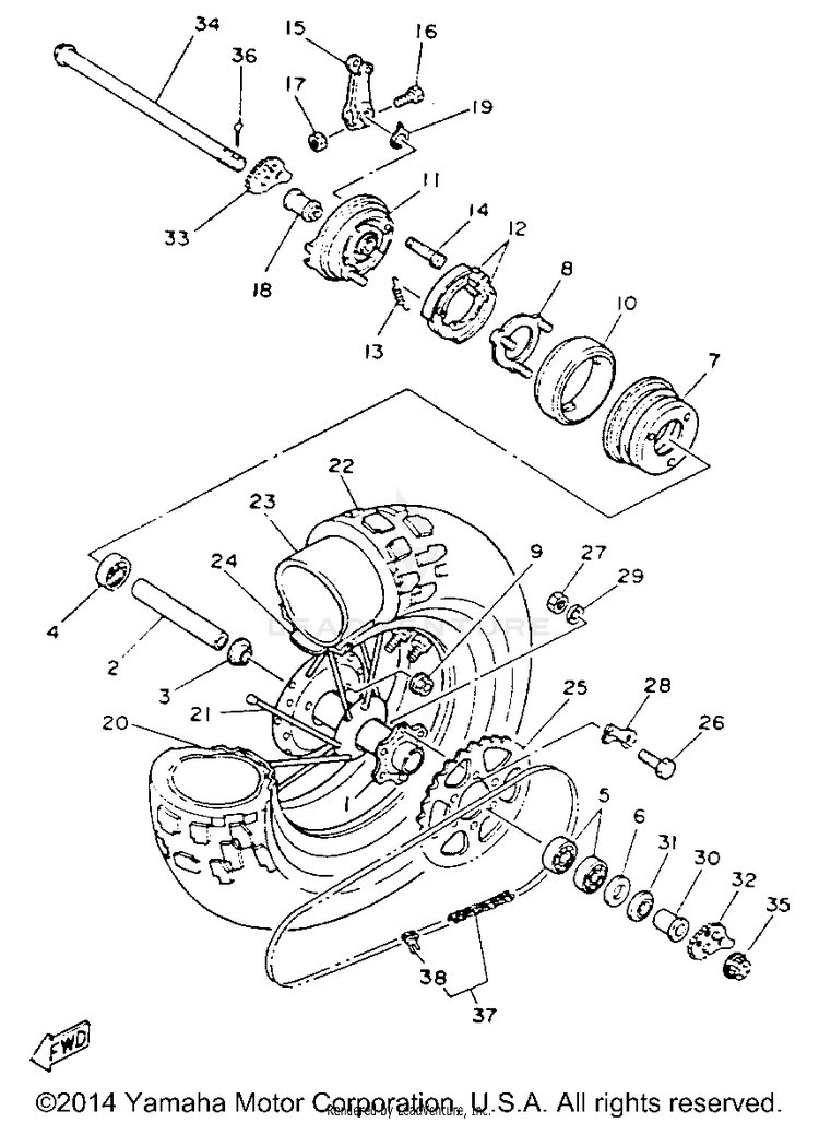 Rear Wheel Schematic