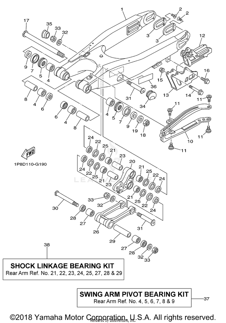 Rear Arm Schematic